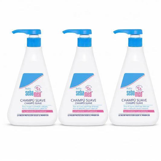 Sebamed Baby Sanftes Shampoo 500 ml, 3er Pack