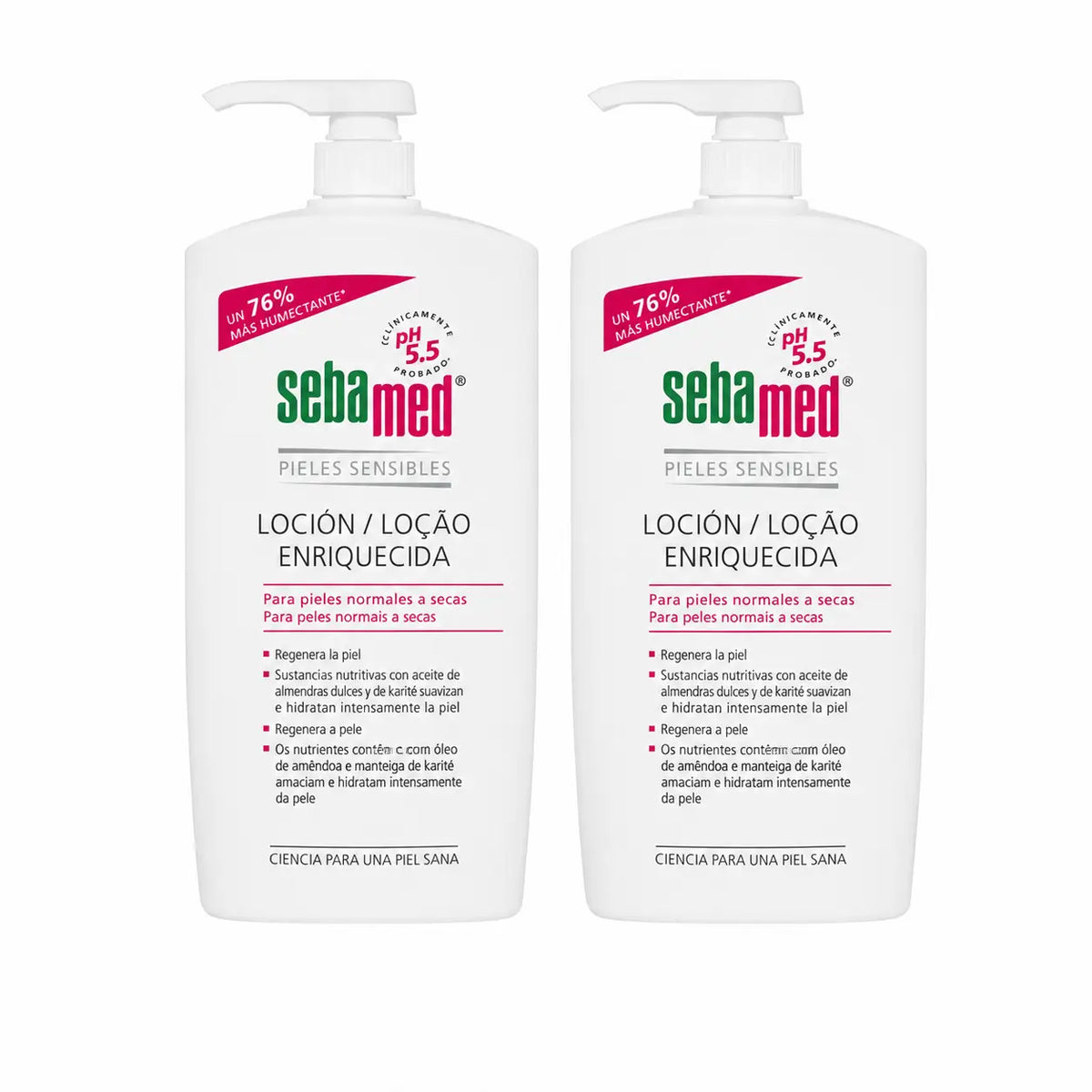 Sebamed Angereicherte Lotion 1000 ml , Packung 2