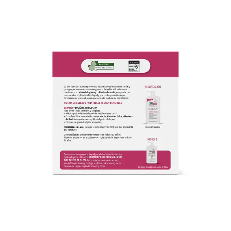 Sebamed Pack Body Lotion , 750 ml 2. Stück mit 60% Rabatt