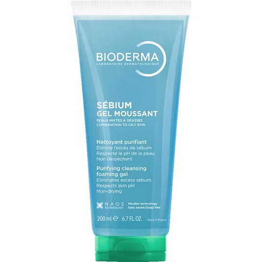 BIODERMA Sebium Sebium Spezifisches Reinigungsgel Moussant ohne Reinigungsmittel, 200 ml