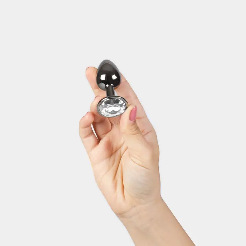 Secret Play Gunmetal Butt Plug Größe S 7 Cm