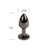 Secret Play Gunmetal Butt Plug Größe S 7 Cm