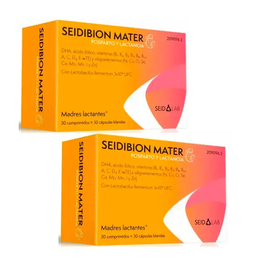 Seidibion Mater Postpartum und Laktation, 2er Pack (30 Tabletten + 30 Kapseln)