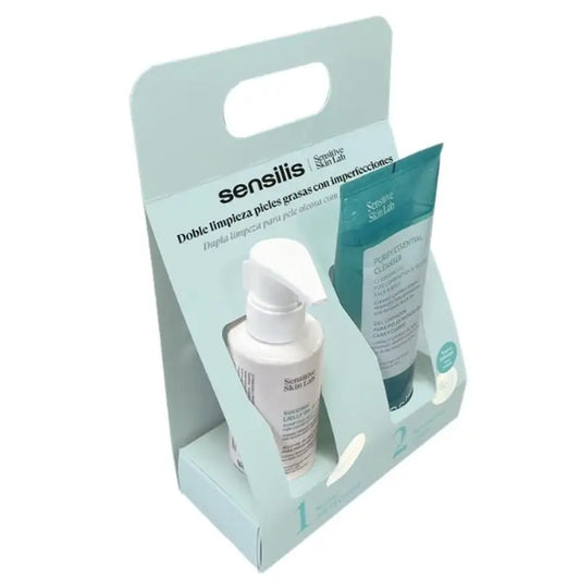 Sensilis Gesichtshygiene-Packung Purify +Succinic, 150ml+200ml