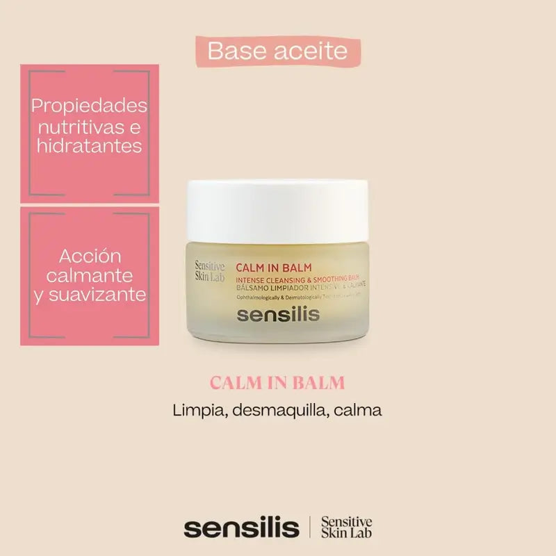 Sensilis Calm In Balm Reinigungsbalsam für empfindliche und reaktive Haut 50 Ml