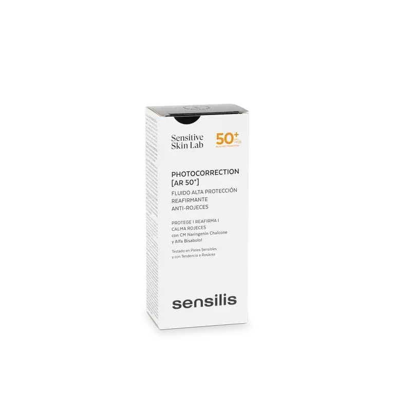 Sensilis Photokorrektur [Ar SPF 50+] Straffendes und Anti-Rötungen Fluid 40 ml