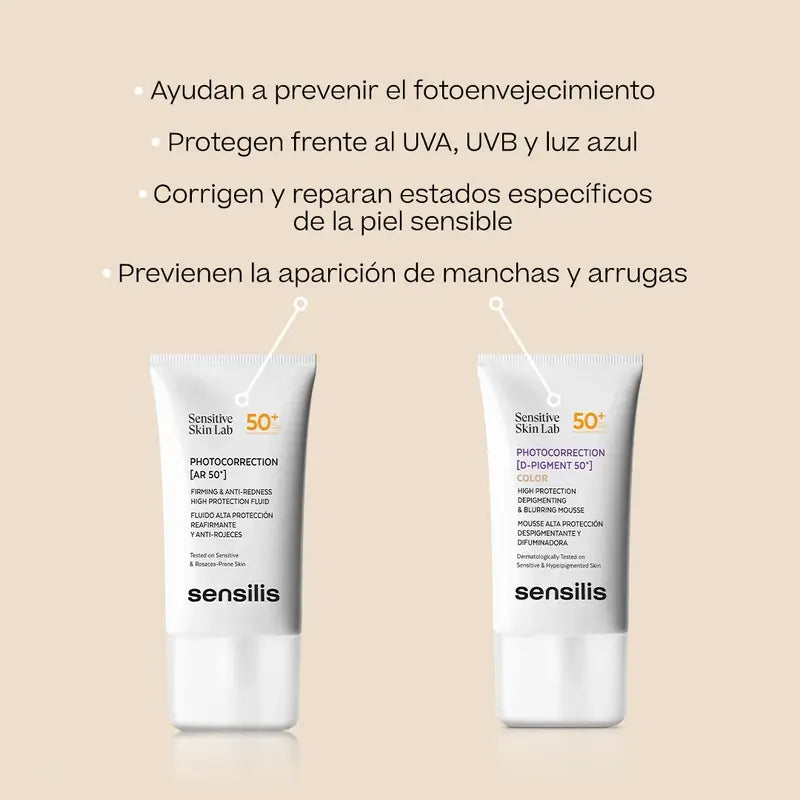 Sensilis Photokorrektur [D-Pigment 50+] Farbdepigmentierende Mousse 40 ml