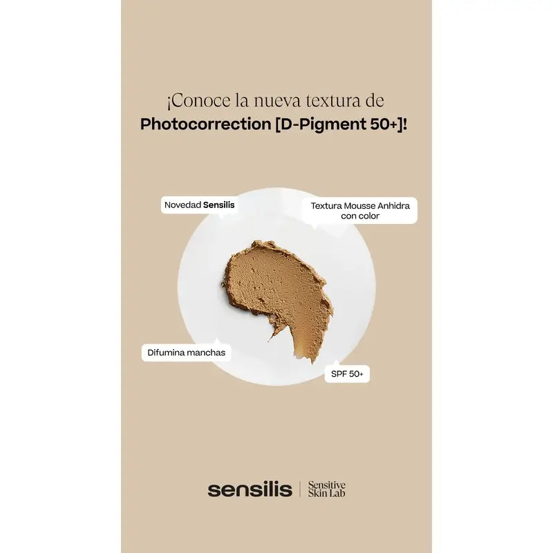Sensilis Photokorrektur [D-Pigment 50+] Farbdepigmentierende Mousse 40 ml