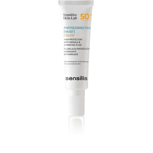 Sensilis Photokorrektur [Ha 50+] Feuchtigkeitsspendende & Anti-Falten Farbe 50Ml