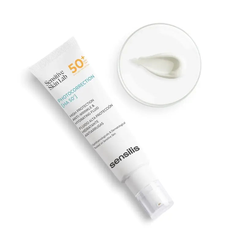 Sensilis Photokorrektur [Ha 50+] Feuchtigkeitsspendende & Anti-Falten-Feuchtigkeitspflege 50Ml
