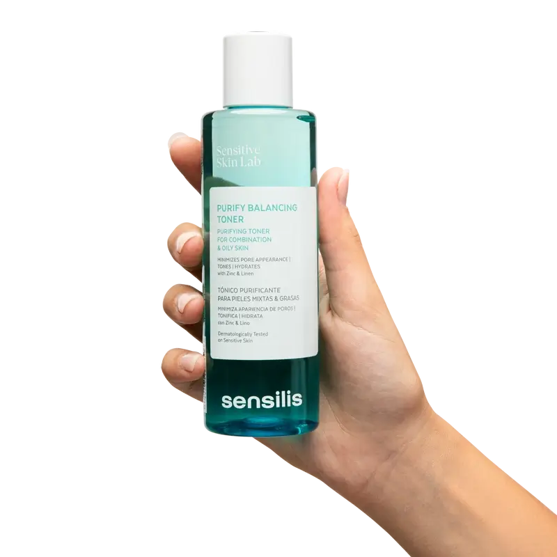 Sensilis Purify Balancing Toner Reinigendes Gesichtswasser für fettige Haut & Mischhaut 200 ml