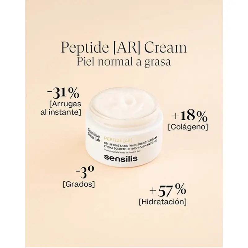 Sensilis Sensilis Peptide [Ar] Lifting Effect Sorbet Cream Normale & Mischhaut, 50 ml