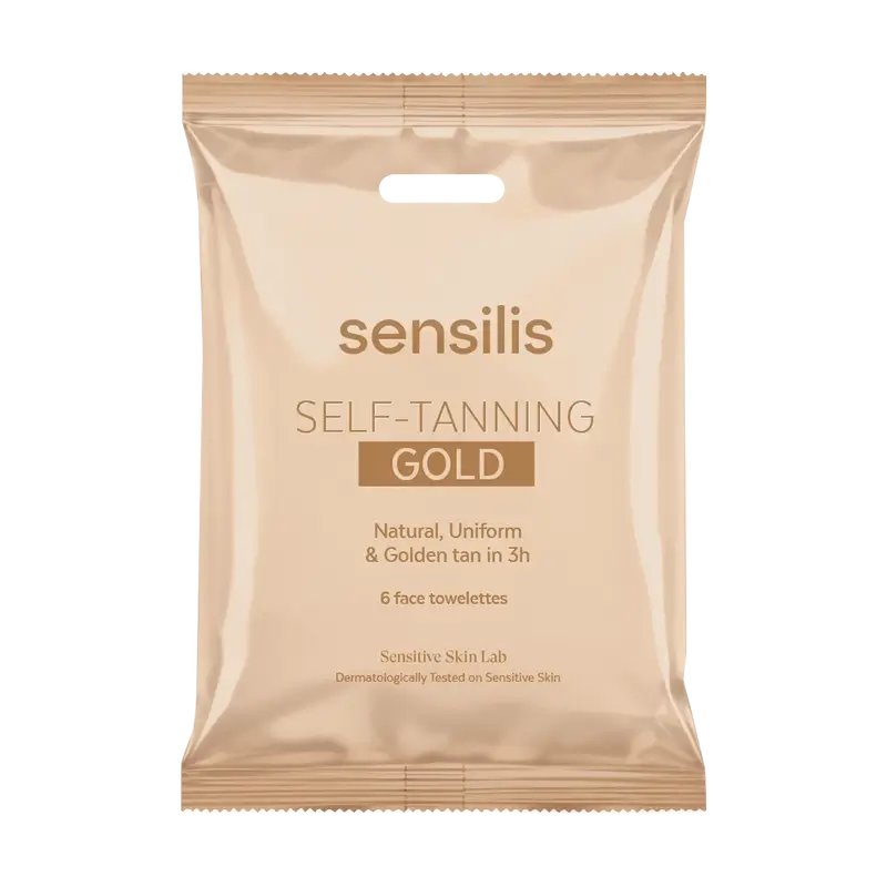 Sensilis Sun Selbstbräunungstücher - Gold , 6 Stück