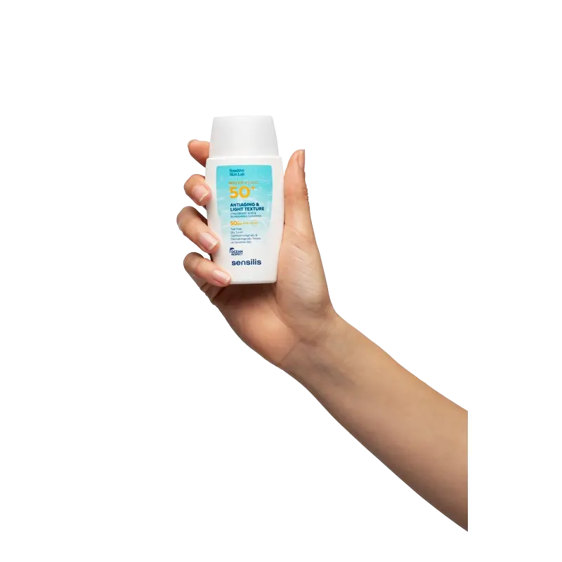 Sensilis Water Fluid SPF 50+ Anti-Ageing Ultra Fluid mit Hyaluronsäure und Schisandra Chinensis, 40 ml