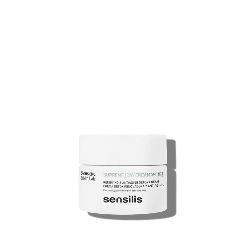 Sensilis Supreme Day Cream Spf15+ Detox Renewing & Anti-Aging , 50 ml