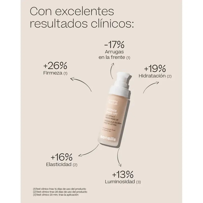 Sensilis Upgrade Make Up Lift Effekt Creme Make Up 04 Peche Rose 30 ml