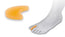 Comforsil Extra Thin Toe Separator (Half Moon) Cc206, Size L