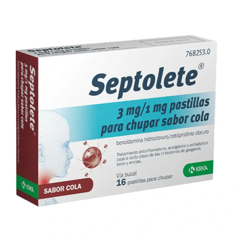 Septolete 3 Mg/1 Mg, 16 Tabletten