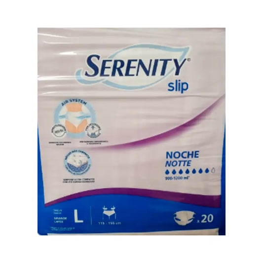 Serenity Slip Night Large, 80 Stück.