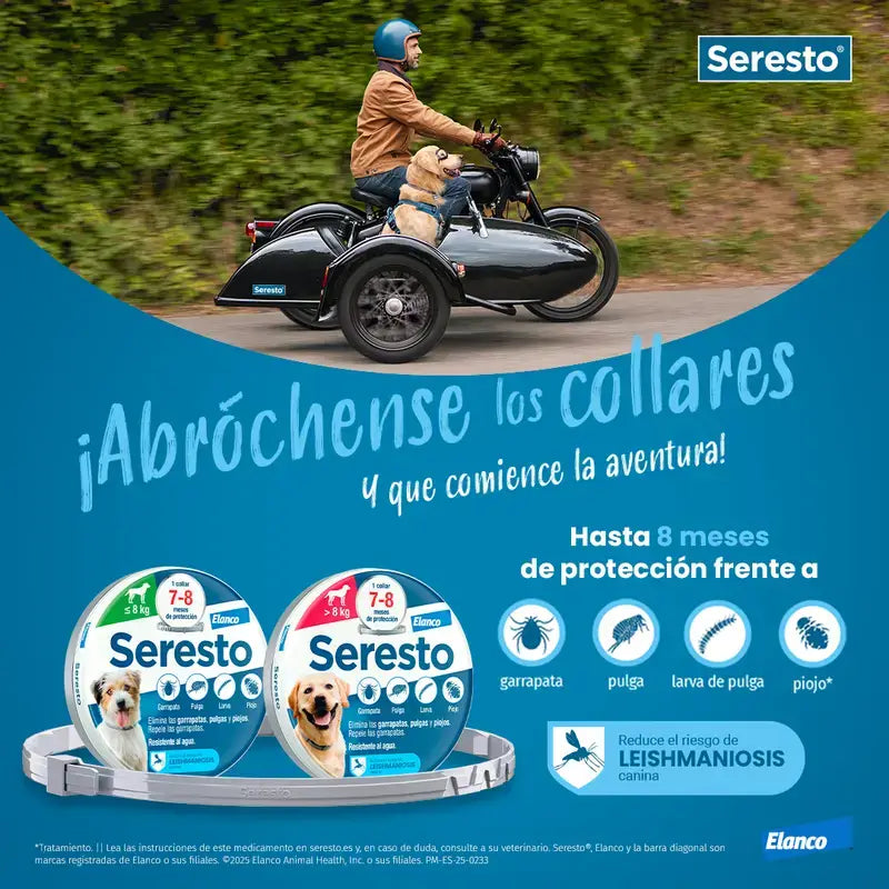 Seresto Hundehalsband +8Kg Large Pack 3 Stück