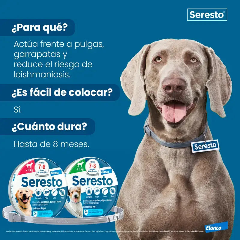 Seresto Hundehalsband +8Kg Large Pack 3 Stück