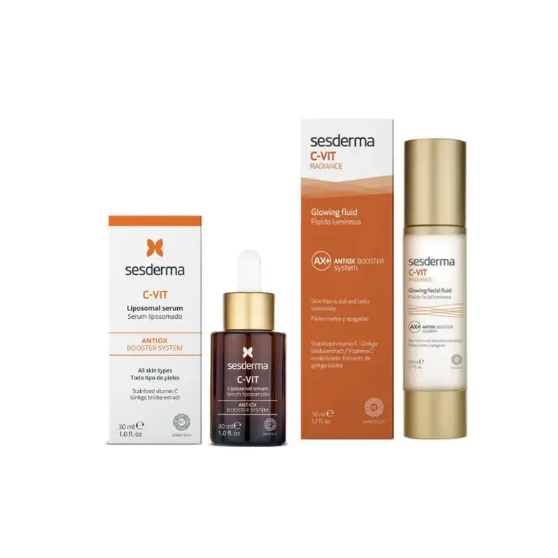 Sesderma Pack C-Vit Liposomales Gesichtsserum 30 ml + Radiance Luminous Fluid 50 ml