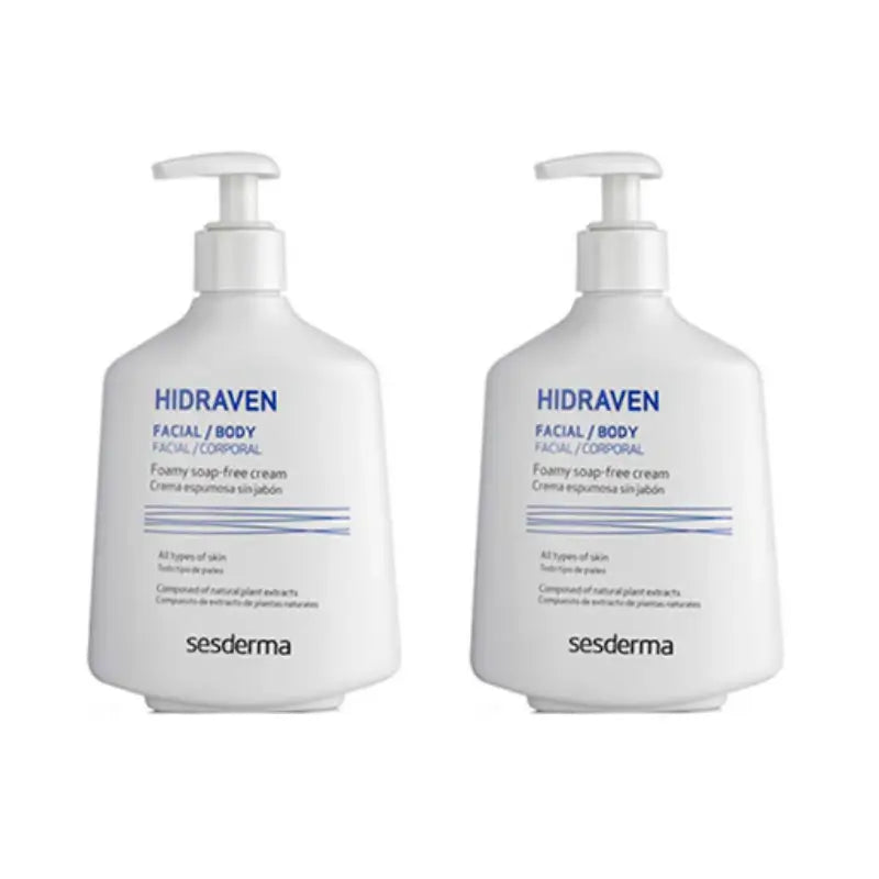 Sesderma Pack Sesderma Hidraven Seifenfreie schäumende Creme, 300 ml