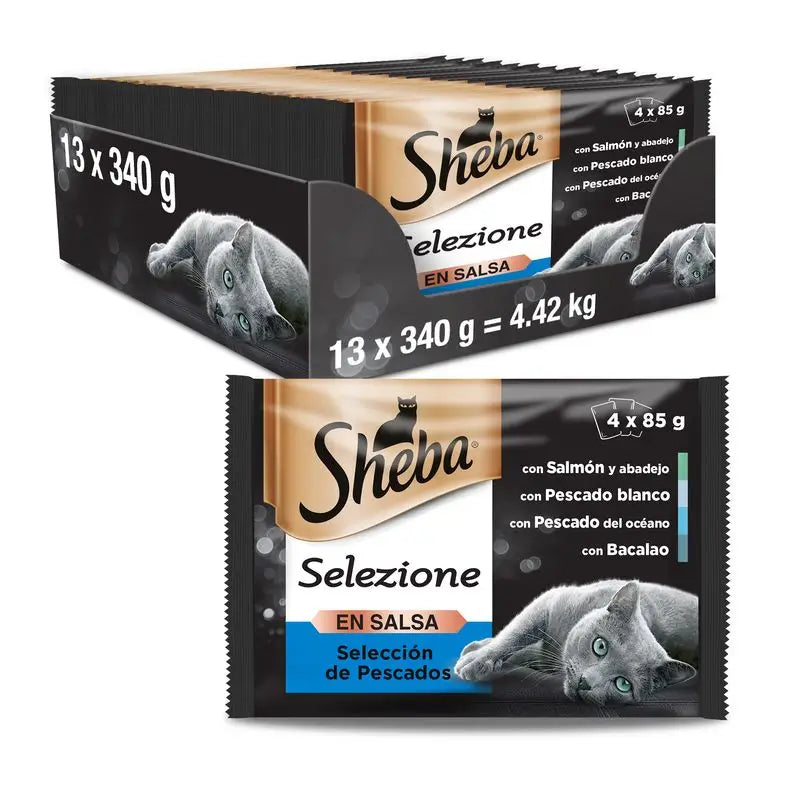 Sheba Cuisine Fisch Auswahl Box 13X4X85Gr