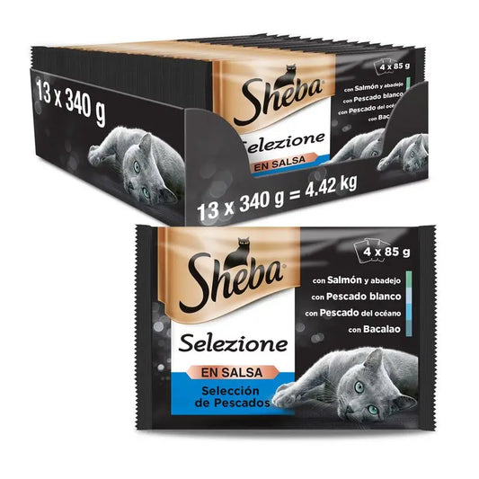 Sheba Cuisine Fisch Auswahl Box 13X4X85Gr