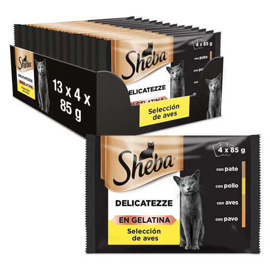 Sheba Delicato Geflügel Auswahl Box 13X4X85Gr