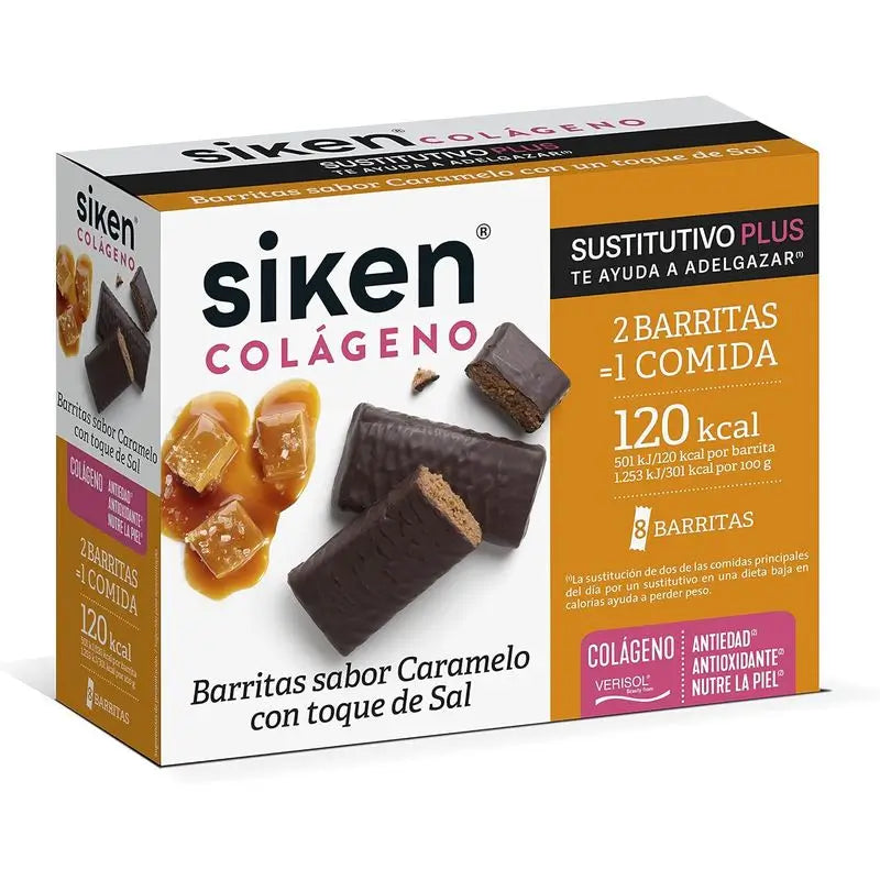 Siken Ersatz Kollagen Barrita Caramelo , 8 Einheiten
