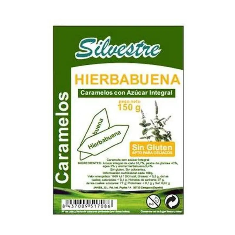 Silvestre Pfefferminz Rohrzucker 1Kg