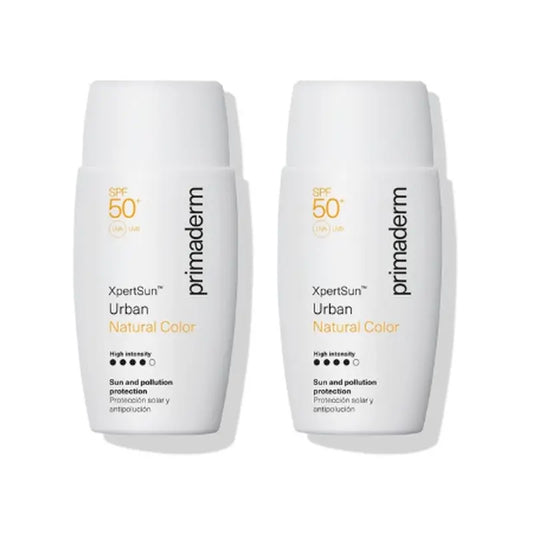 Singuladerm Xpertsun Spf50+ Urban Natural Colour Hohe Intensität, 2 Stück