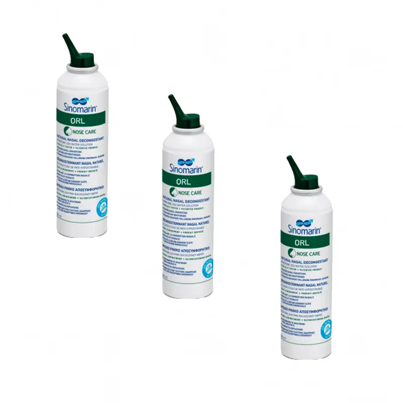 Sinomarin Pack 3 Einheiten Orl Nasenabschwellendes Mittel, 200 ml