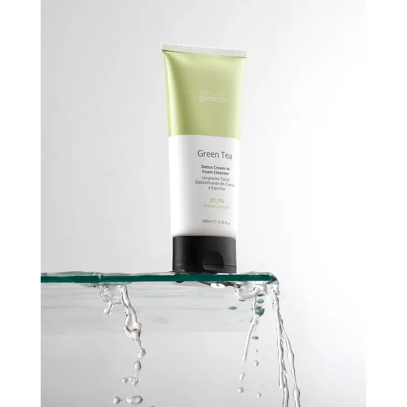 Skin Generics Grüner Tee Creme-Schaum-Reinigungsmittel 20,1%.