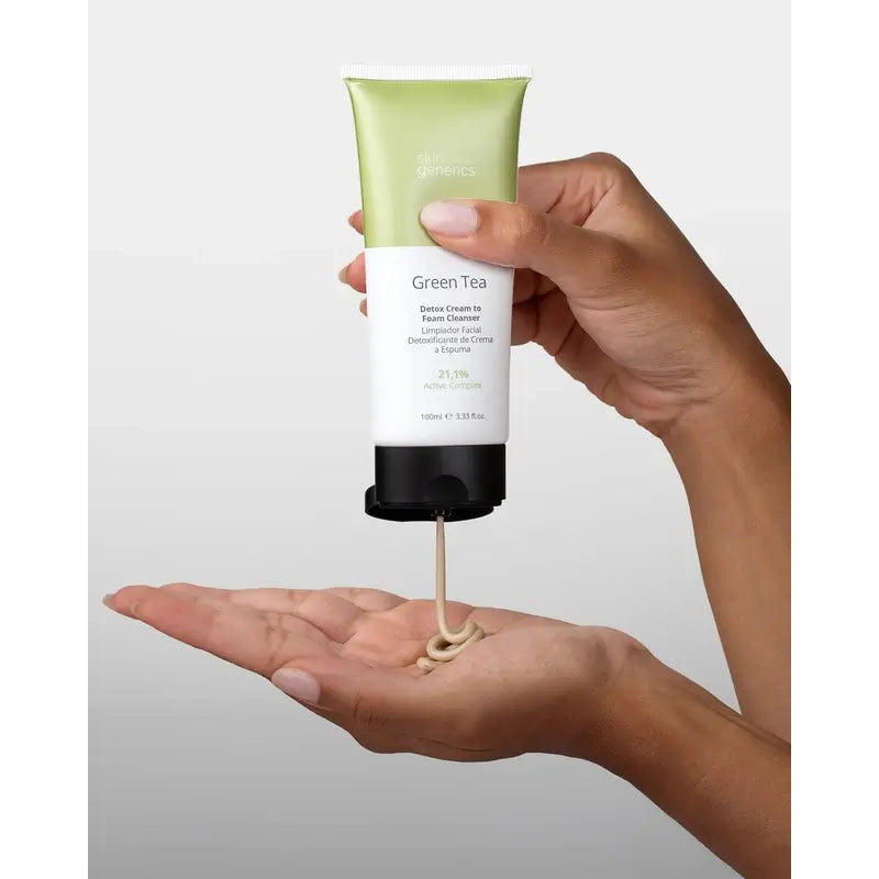 Skin Generics Grüner Tee Creme-Schaum-Reinigungsmittel 20,1%.