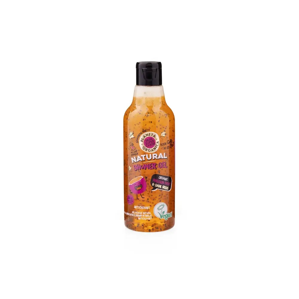 Skin Super Good Organic Passionsfrucht & Basilikum Samen Natürliches Duschgel, 250 ml
