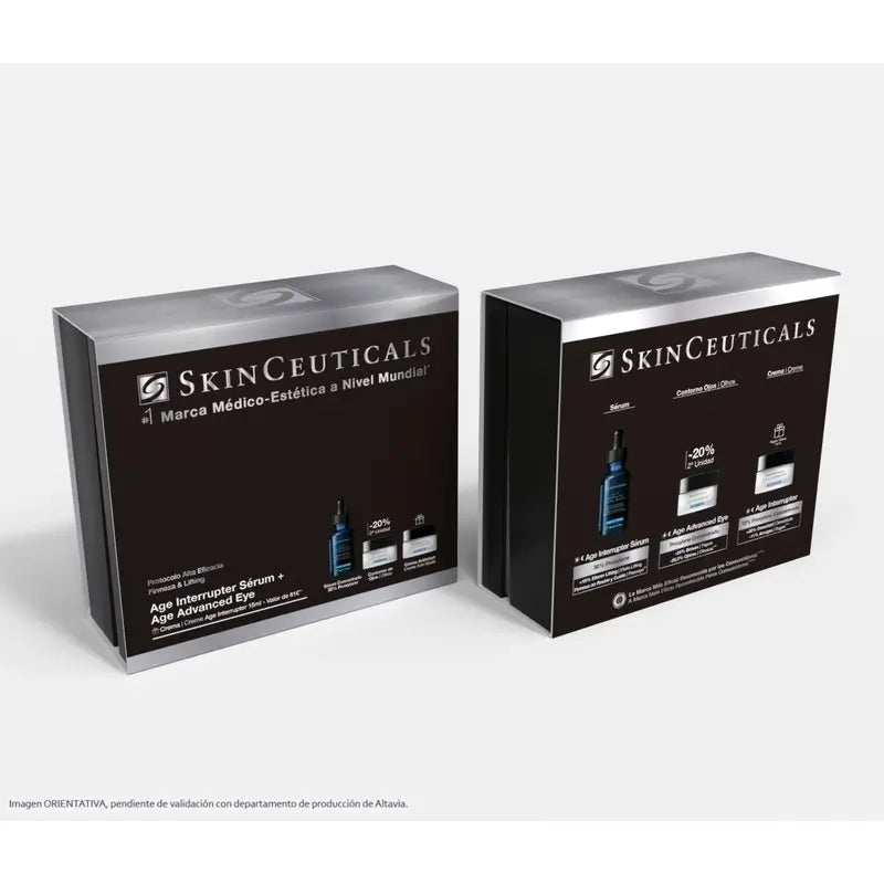 Skinceuticals Straffendes & Straffendes Age Interrupter Serum + Age Advanced Eye Protocol