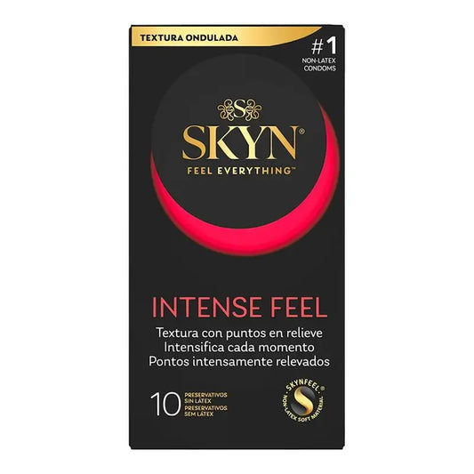 Skyn Intense Feel Kondome mit Dehnungsstreifen, 10 Stück