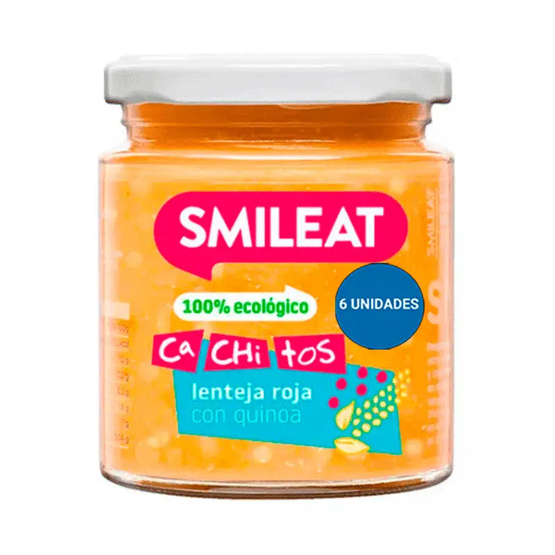 Smileat Organic Lentil and Quinoa Chunks Organic, 6x230g