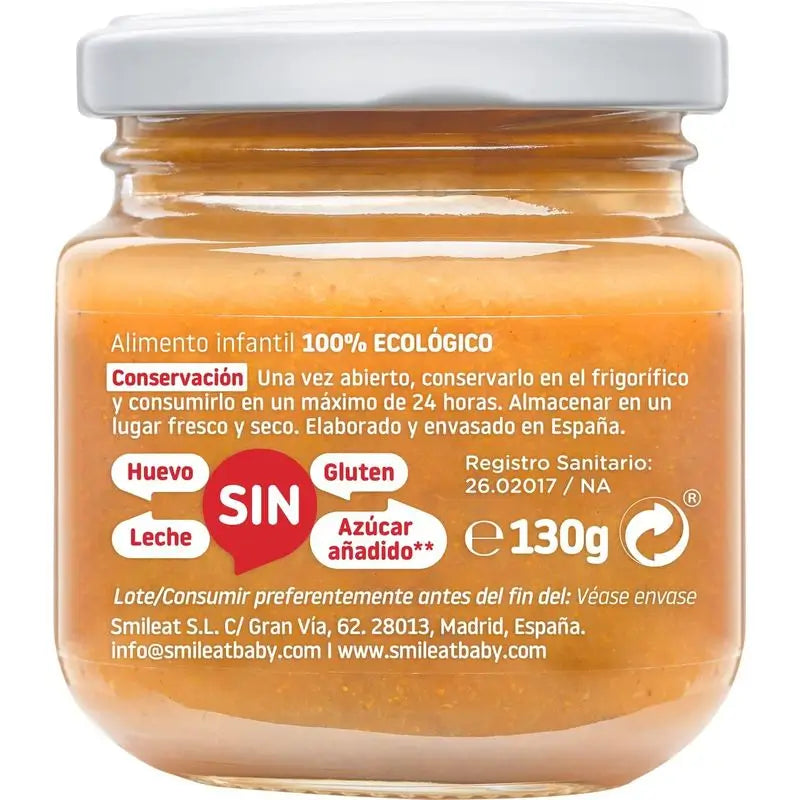 Smileat Apfel, Orange & Karotte Kleiner Kuchen, 6x130 Gr