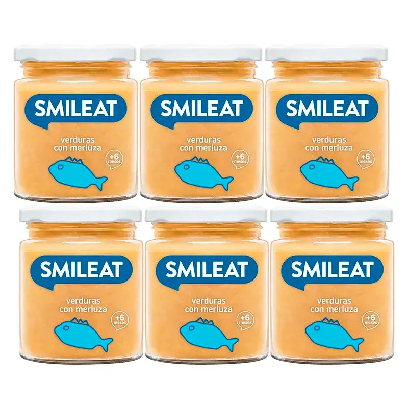 Smileat Seehecht mit Gemüse, 6x230 Gr