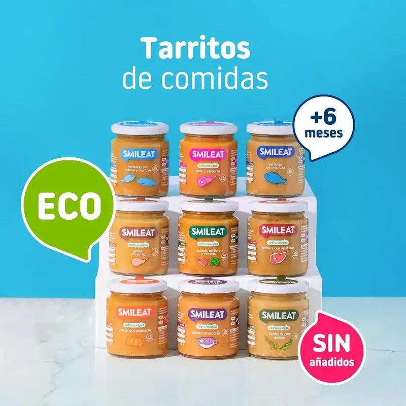 Smileat Bio-Snack mit Gemüse und Quinoa, 6x230g