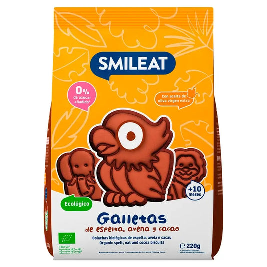 Smileat Kakao Eco Keks, 220 gr