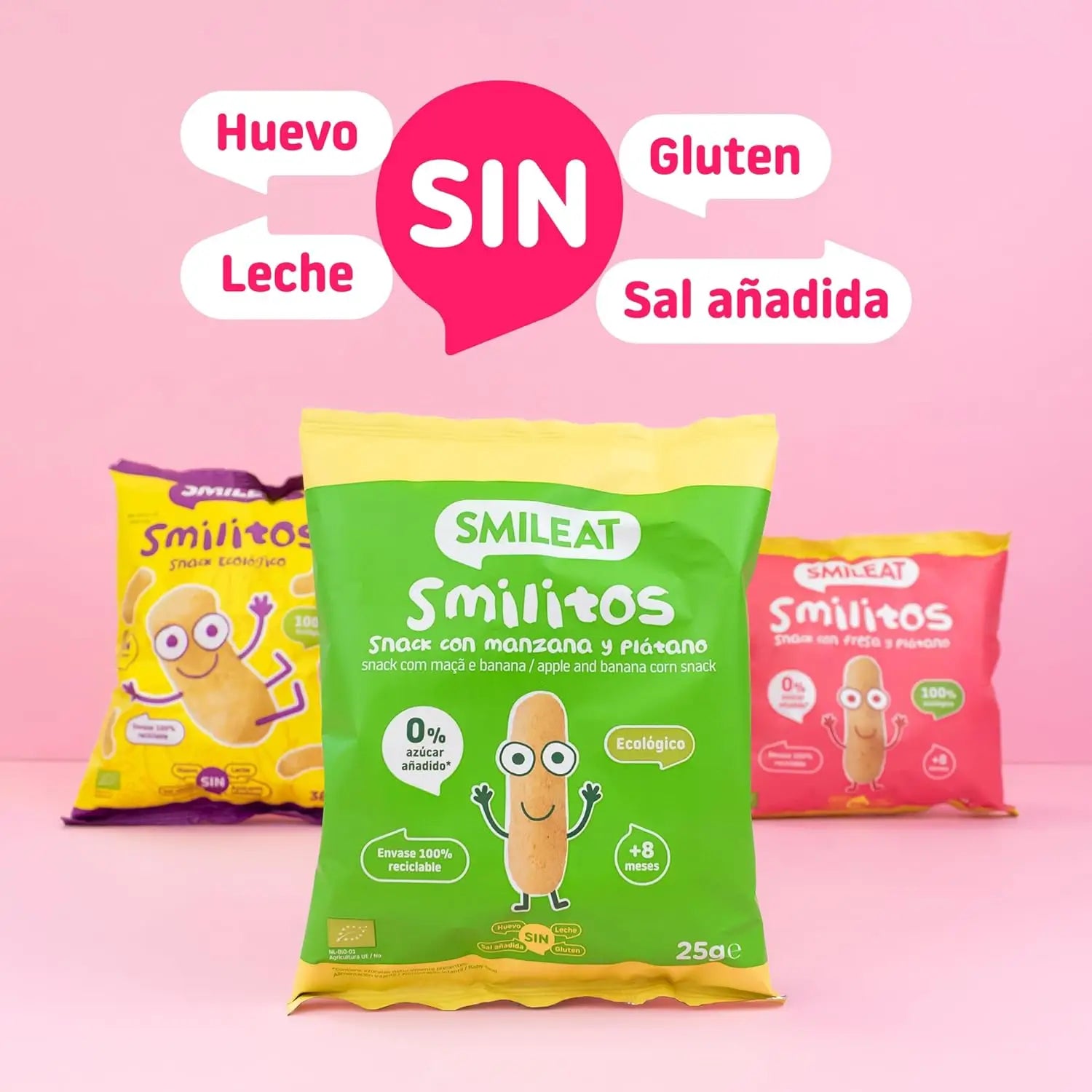 Smileat Smilitos Bio-Maiswürmer, 38 Gramm
