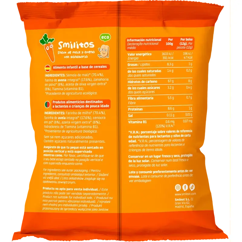 Smileat Smilitos Multipack, 48 Gramm