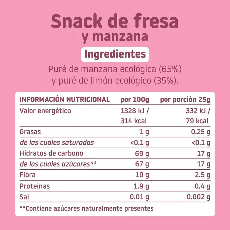 Smileat Sminolas Apfel-Erdbeere Eco, 25g
