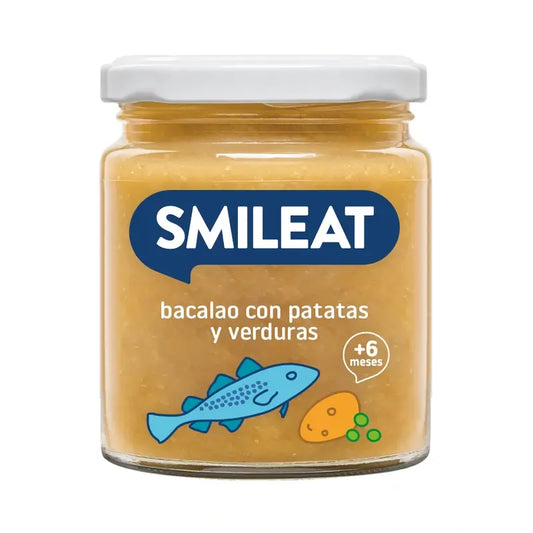 Smileat Kabeljau und Kartoffeln mit Gemüse , 230 Gramm