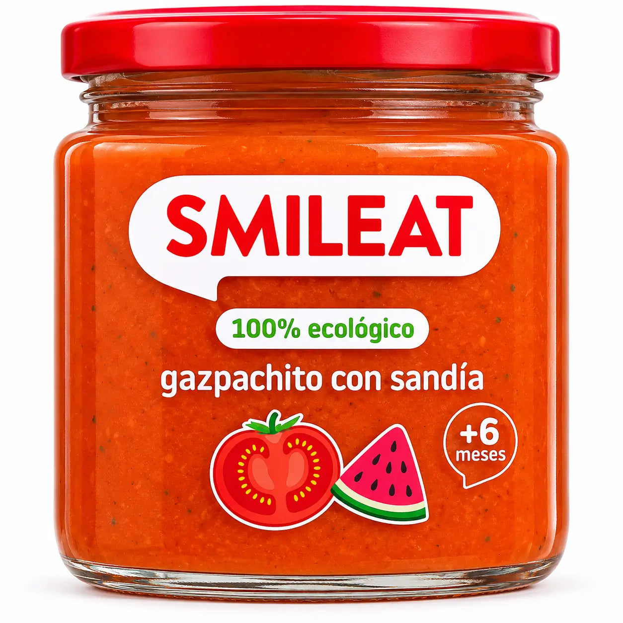 Smileat Gazpachito-Glas mit Wassermelone Eco, 190 Gramm
