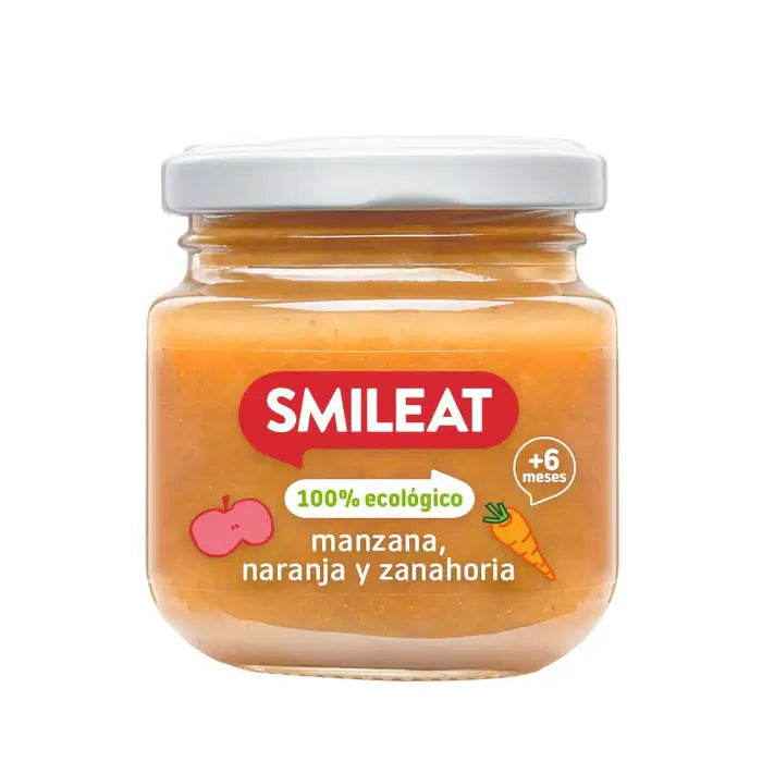 Smileat Apfel, Orange und Karotte 130 g